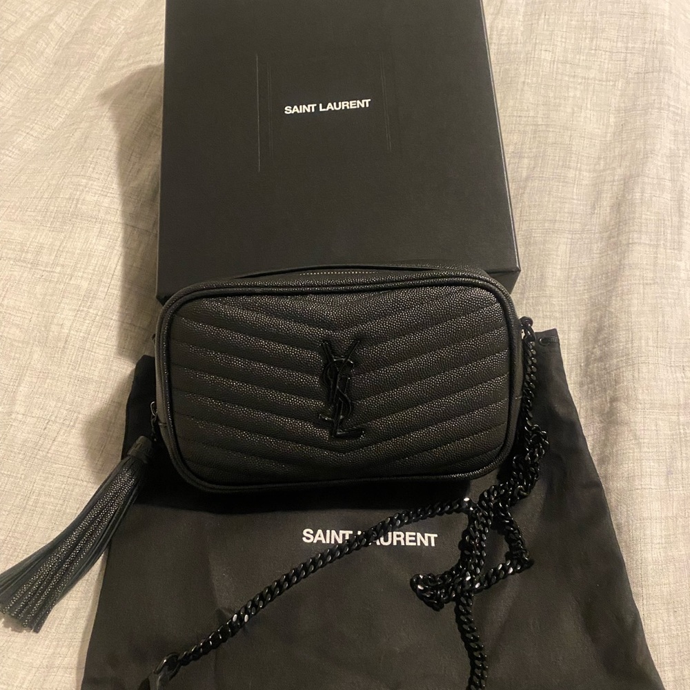 Black YSL Crossbody
